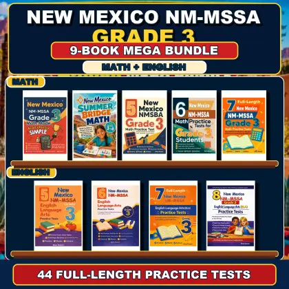 New Mexico NM-MSSA Grade 3 Math & ELA Mega Bundle