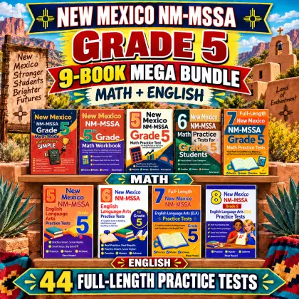 New Mexico NM-MSSA Grade 5 Math & ELA Mega Bundle