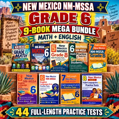 New Mexico NM-MSSA Grade 6 Math & ELA Mega Bundle cover