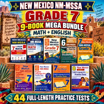 New Mexico NM-MSSA Grade 7 Math & ELA Mega Bundle