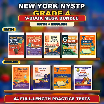 New York NYSTP Grade 4 Math & ELA Mega Bundle