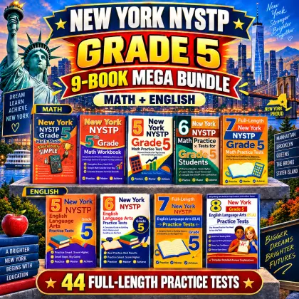 New York NYSTP Grade 5 Math & ELA Mega Bundle