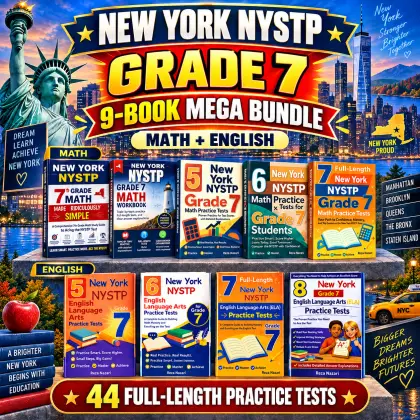 New York NYSTP Grade 7 Math & ELA Mega Bundle