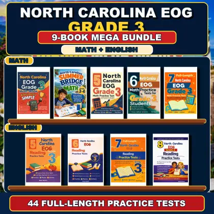 North Carolina EOG Grade 3 Math & ELA Mega Bundle