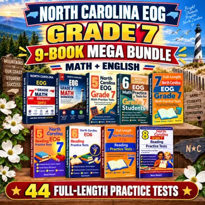 North Carolina EOG Grade 7 Math & ELA Mega Bundle