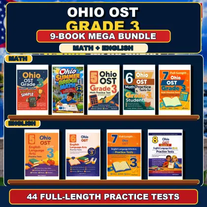 Ohio OST Grade 3 Math & ELA Mega Bundle