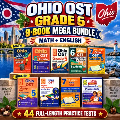 Ohio OST Grade 5 Math & ELA Mega Bundle