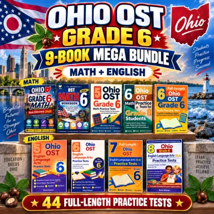 Ohio OST Grade 6 Math & ELA Mega Bundle