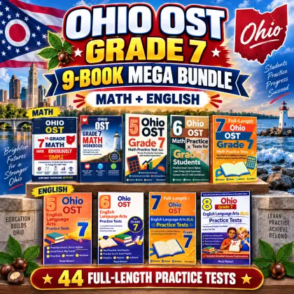Ohio OST Grade 7 Math & ELA Mega Bundle