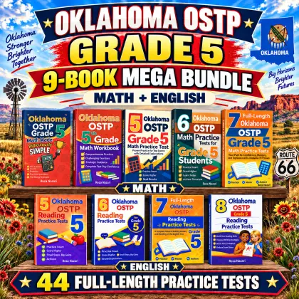 Oklahoma OSTP Grade 5 Math & ELA Mega Bundle