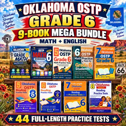 Oklahoma OSTP Grade 6 Math & ELA Mega Bundle