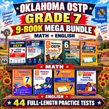 Oklahoma OSTP Grade 7 Math & ELA Mega Bundle