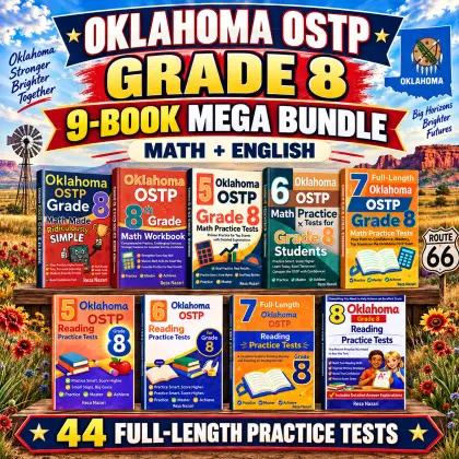 Oklahoma OSTP Grade 8 Math & ELA Mega Bundle