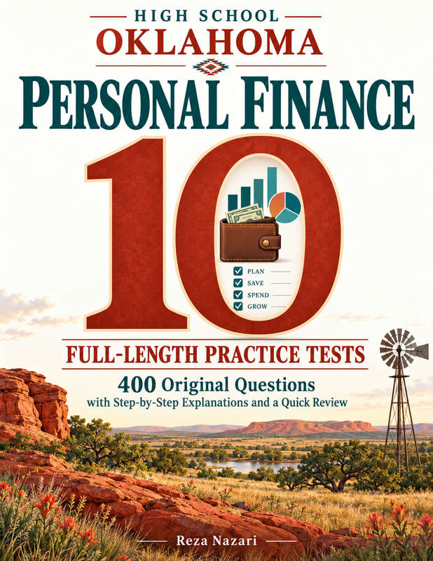 10 Full-Length Oklahoma Personal Finance Practice Tests cover
