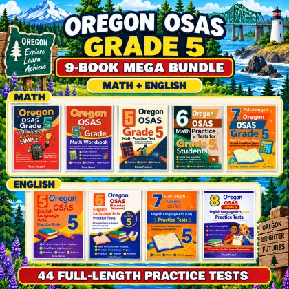 Oregon OSAS Grade 5 Math & ELA Mega Bundle
