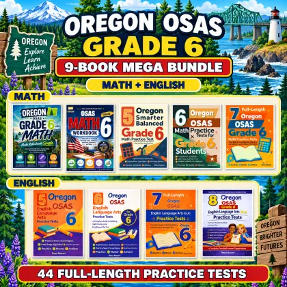 Oregon OSAS Grade 6 Math & ELA Mega Bundle