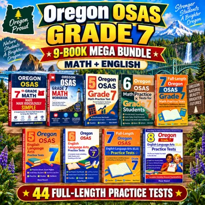 Oregon OSAS Grade 7 Math & ELA Mega Bundle