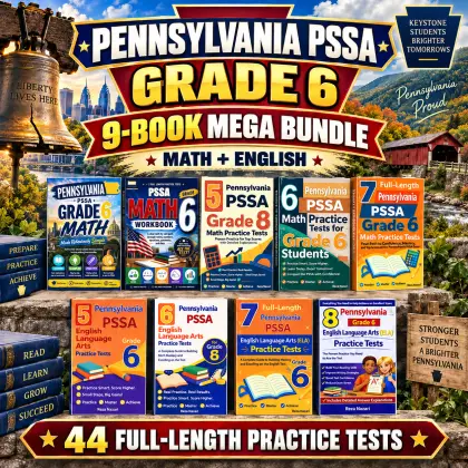 Pennsylvania PSSA Grade 6 Math & ELA Mega Bundle