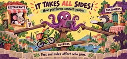 Platform Markets: How Interdependent Groups Interact