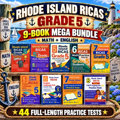 Rhode Island RICAS Grade 5 Math & ELA Mega Bundle