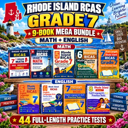 Rhode Island RICAS Grade 7 Math & ELA Mega Bundle