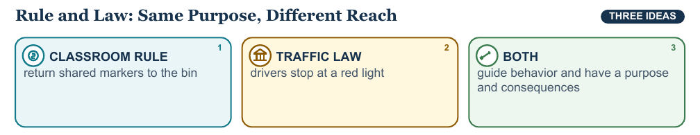 Teaching visual 1 for Rules and Laws