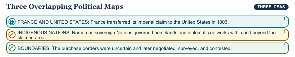 Teaching visual 1 for Jefferson, the Louisiana Purchase, and Exploration
