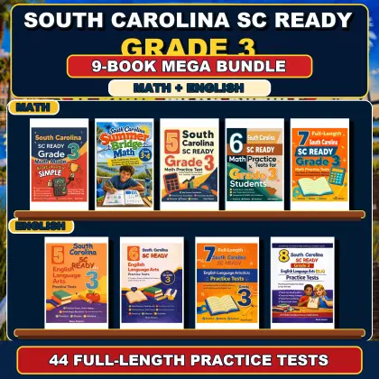 South Carolina SC READY Grade 3 Math & ELA Mega Bundle