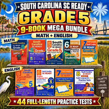 South Carolina SC READY Grade 5 Math & ELA Mega Bundle