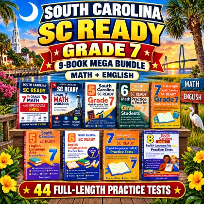 South Carolina SC READY Grade 7 Math & ELA Mega Bundle