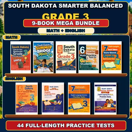 South Dakota Smarter Balanced Grade 3 Math & ELA Mega Bundle