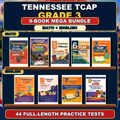 Tennessee TCAP Grade 3 Math & ELA Mega Bundle