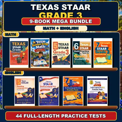 Texas STAAR Grade 3 Math & ELA Mega Bundle