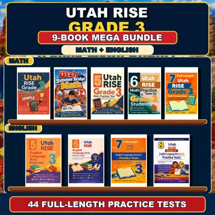 Utah RISE Grade 3 Math & ELA Mega Bundle