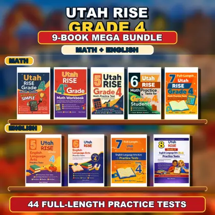 Utah RISE Grade 4 Math & ELA Mega Bundle