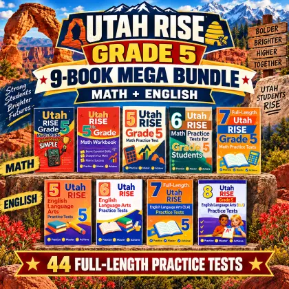 Utah RISE Grade 5 Math & ELA Mega Bundle