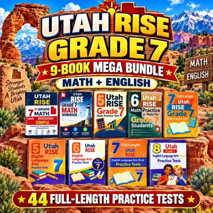 Utah RISE Grade 7 Math & ELA Mega Bundle