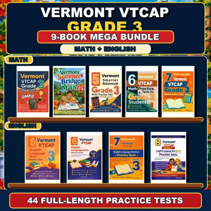 Vermont VTCAP Grade 3 Math & ELA Mega Bundle