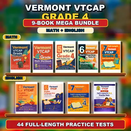 Vermont VTCAP Grade 4 Math & ELA Mega Bundle
