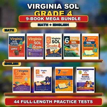 Virginia SOL Grade 4 Math & ELA Mega Bundle