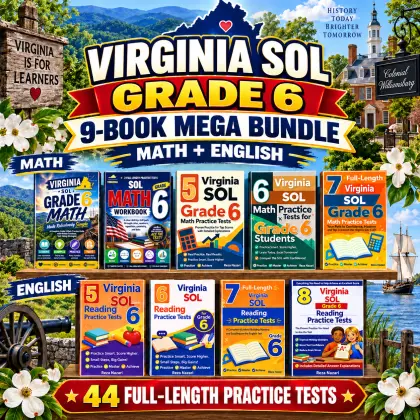 Virginia SOL Grade 6 Math & ELA Mega Bundle