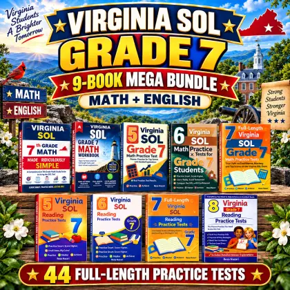 Virginia SOL Grade 7 Math & ELA Mega Bundle