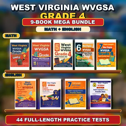 West Virginia WVGSA Grade 4 Math & ELA Mega Bundle