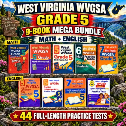 West Virginia WVGSA Grade 5 Math & ELA Mega Bundle