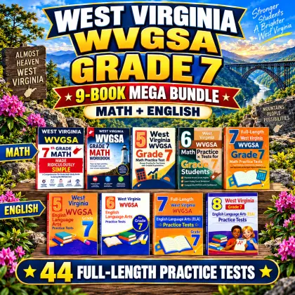 West Virginia WVGSA Grade 7 Math & ELA Mega Bundle