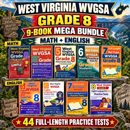 West Virginia WVGSA Grade 8 Math & ELA Mega Bundle