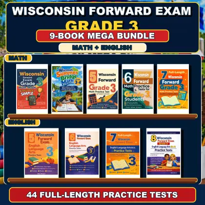 Wisconsin Forward Exam Grade 3 Math & ELA Mega Bundle