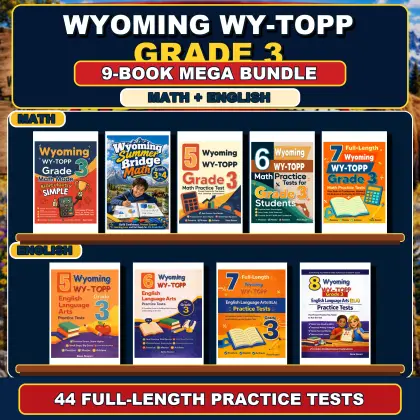 Wyoming WY-TOPP Grade 3 Math & ELA Mega Bundle
