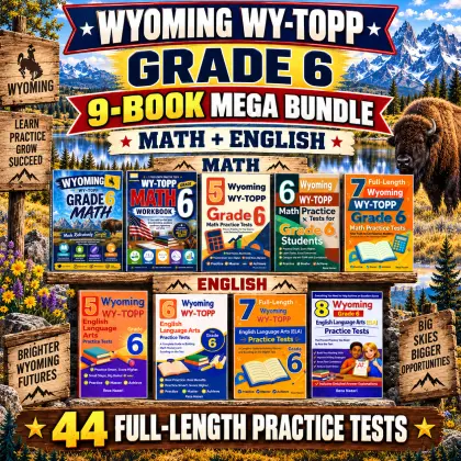 Wyoming WY-TOPP Grade 6 Math & ELA Mega Bundle