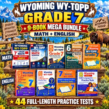 Wyoming WY-TOPP Grade 7 Math & ELA Mega Bundle